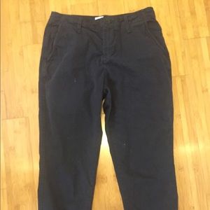 Zara women navy chino pants
